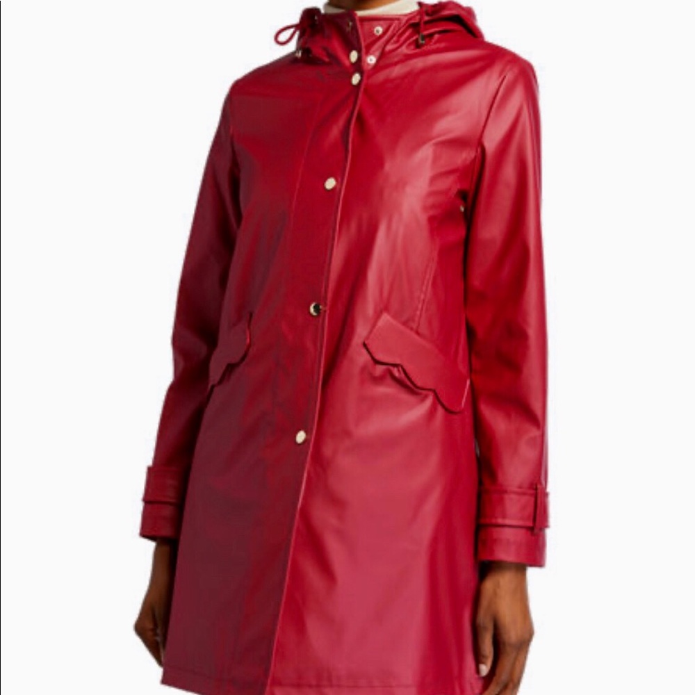 Kate Spade New York Matte Coated Rain Jacket Patka
